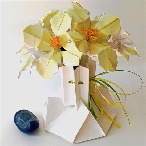 Origamipaper Flower Arrangements — Nlm Origami Passion Paper Flower Arrangements Paper