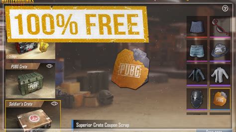 How To Get Superior Crate Coupon Scrap For Free In Pubg Mobile Best