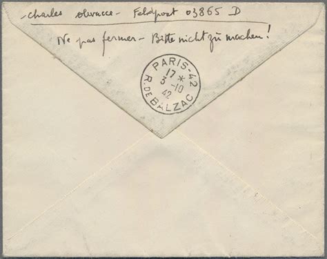 Stamp Auction Dt Besetzung Ii Wk Frankreich Privatausgaben