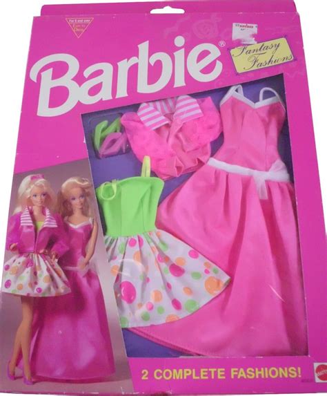 1994 Fantasy Fashions 2 Complete Barbie Outfits 3 Barbie Vetements