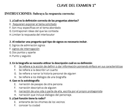 Ex Menes De Diagnostico Espa Ol Y De Secundaria