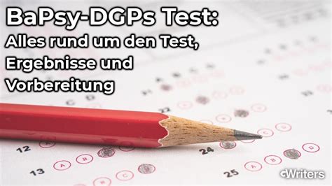 Bapsy Dgps Test Alles Rund Um Den Test Ergebnisse Und Vorbereitung