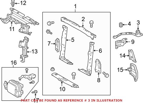 Genuine OEM Radiator Support Bracket For Toyota RAV4 2013 2018 53202