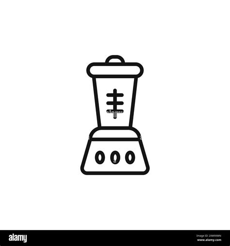 Blender Icon Outline Collection Or Set In Black And White Outline Stock