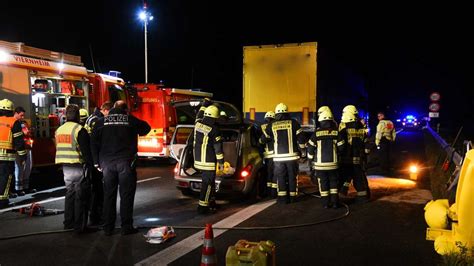 Mannheim Sandhofen Viernheim Unfall Auf Todesstrecke A6 Autofahrer