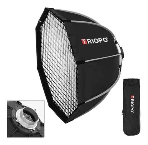 Octabox Softbox 90cm Triopo C Grid Novo Modelo Nf Parcelamento Sem