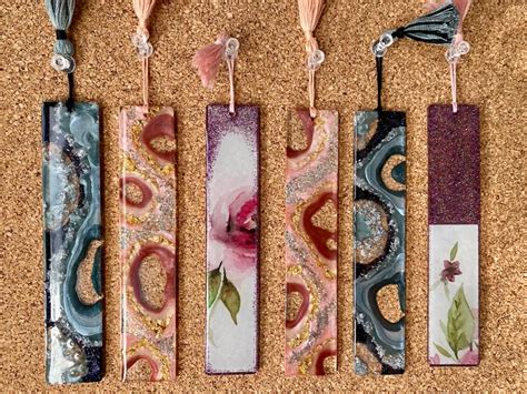 Beautifully Unique Resin Bookmarks Etsy Resin Crafts Epoxy Resin