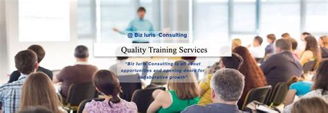 Quality Training Services Consultancy Service Provider Biz Iuris