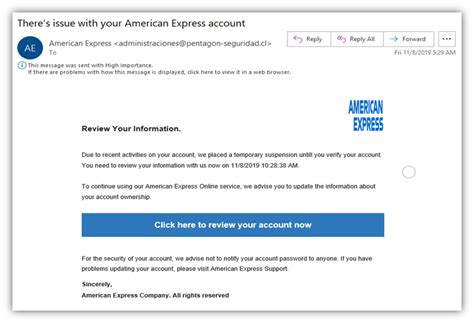 Phishing Email Warning Template