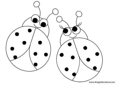 Coccinelle Da Colorare Disegni Da Colorare