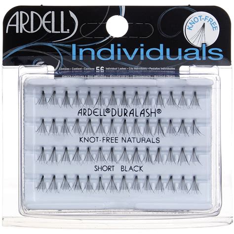 Ardell DuraLash Natural Individual Medium Flare Lashes Black 56 Ea