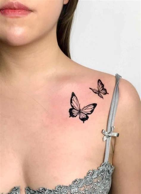 Tatuagem De Borboleta Chest Tattoos For Women Tattoos Butterfly