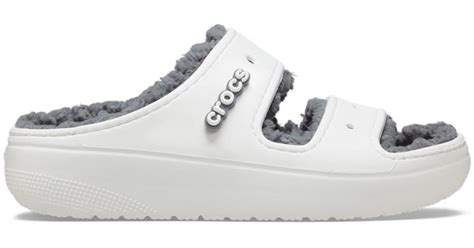 Crocs™ Classic Cozzzy Sandal In White Lyst