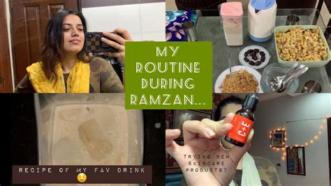 My Ramadan Routine Suhoor Iftar Routine Vlog Night Time Skincare