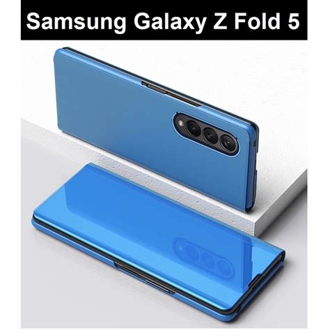 Samsung Galaxy Z Fold Z Fold Premium Clear View Leather Flip Stand