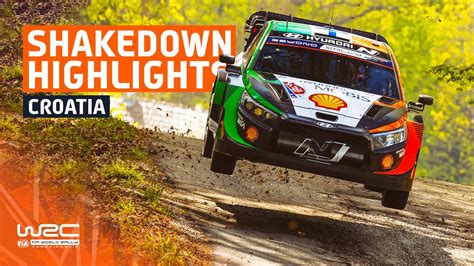 Shakedown Highlights WRC Croatia Rally 2023 YouTube