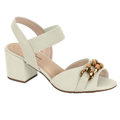 Sand Lia Modare Ultraconforto Feminina Branco