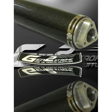 Jual Silencer Carbon Hexagon Original Gen Stroke Endcup Sanblas