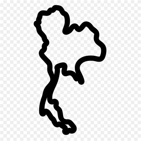 Thailand Map Icon - Map Icon PNG - FlyClipart