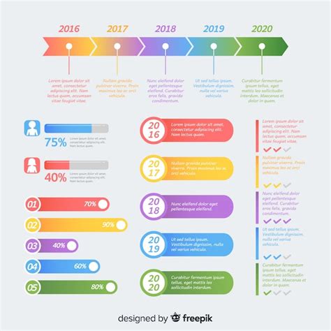 Colecci N Elementos Infograf A Dise O Plano Vector Gratis