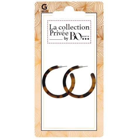 Boucle d Oreille Créoles à Motif BO PARIS les 2 boucles d oreilles à