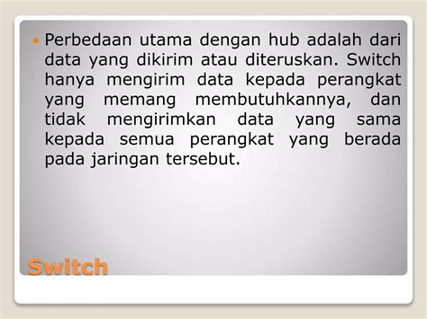 Fungsi Switch Hub 2