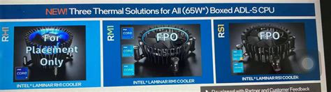 Intel Designs New Stock Coolers To Go With 12th Gen Core Alder Lake