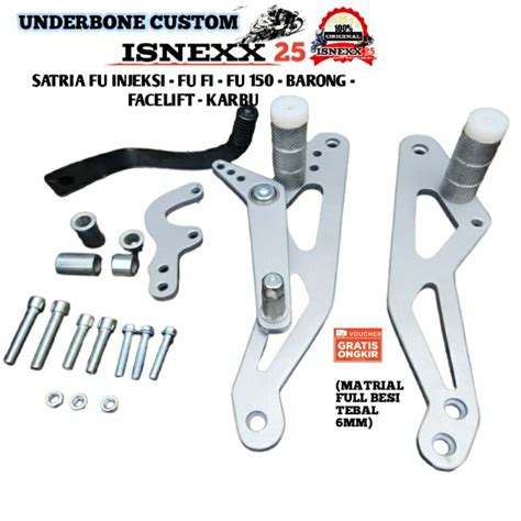 Jual FOOTSTEP UNDERBONE CUSTOM SATRIA FU 150 FU FI FULL BESI TEBAL