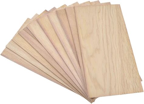 Hongma 20 Pcs Planche Bois Paulownia 200x100x1mm Plaque Balsa Boiserie