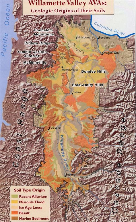 Wine Mise En Abyme Oregon Wine Regions The Willamette Valley Ava