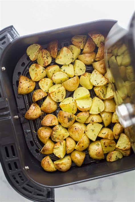 Air Fryer Roasted Potatoes Joyful Healthy Eats Karinokada