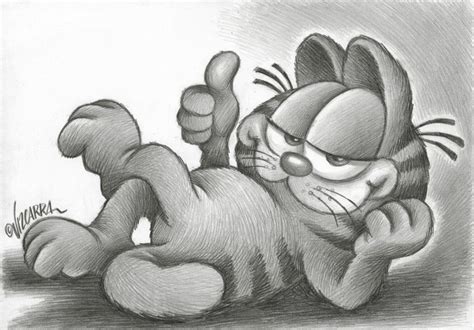 Garfield By Joan Vizcarra Original Pencil Drawing Catawiki