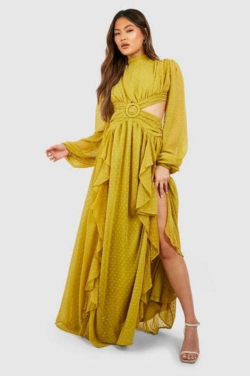 Chartreuse Dresses Boohoo Us