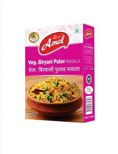 Vegetable Biryani Pulav Masala At Rs Pack Vadgam Id