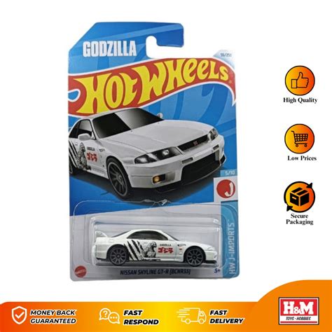 Jual Hot Wheels Nissan Skyline Gtr Bcnr R Putih Godzilla D Shopee Indonesia