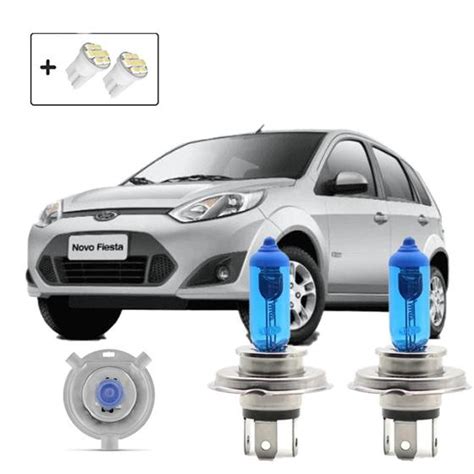 Kit De L Mpadas Hal Genas Super Branca Farol Alto E Baixo H Para Ford