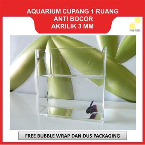 Jual Aquarium Ikan Cupang Soliter Selfie Akrilik Uk X X Cm