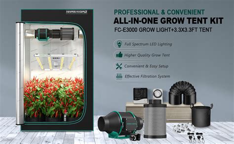 Mars Hydro Fc E Led Grow Light X Complete Grow Tent Kits