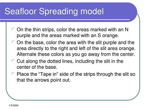 Ppt Seafloor Spreading Model Powerpoint Presentation Free Download