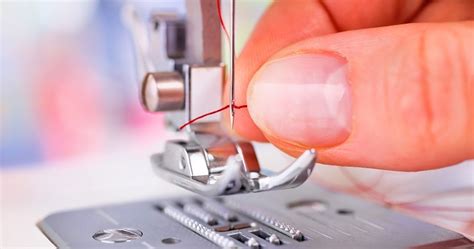 Threading Sewing Machine