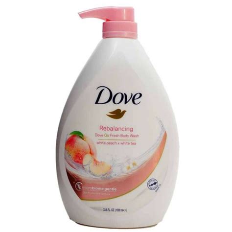 Promo Dove Go Rebalancing Fresh Body Wash White Peach X White Tea