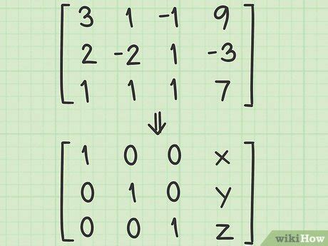 How To Solve Matrices With Pictures Wikihow