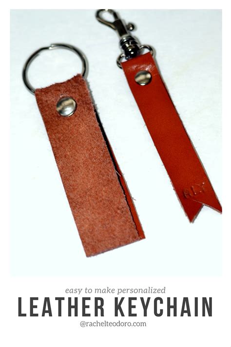 Easy to Make Leather Key Chain