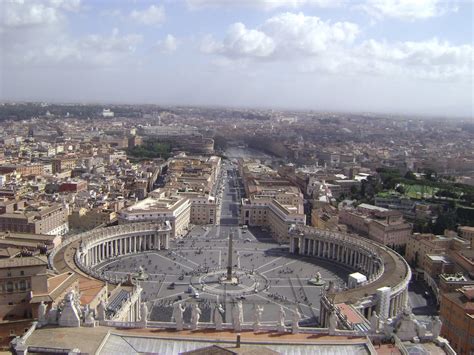 St Peter’s Square viewed from St Peter’s Basilica Vatican City | this ...