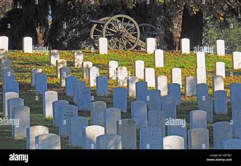 Soldiers National Cemetery At Gettysburg National Military Park Stock