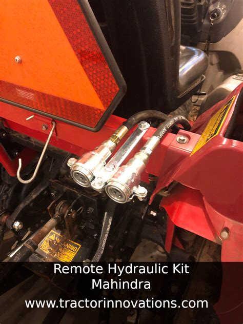 Remote Hydraulic Kit Mahindra Tractors Min Install Ebay