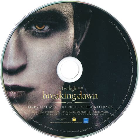 Car Tula Cd De Bso La Saga Crepusculo Amanecer Parte II The Twilight