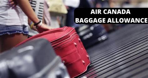 Air Canada Baggage Allowance, Special Offers & Fees (2024)