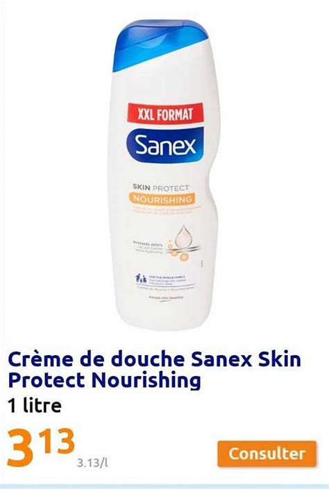 Promo Cr Me De Douche Sanex Skin Protect Nourishing Chez Action