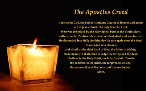 Apostles Creed Background